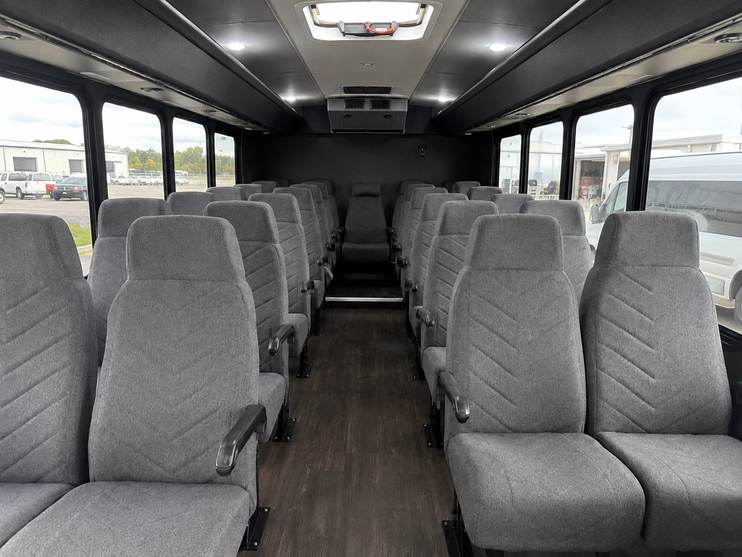 escondido 15 passenger minibus interior