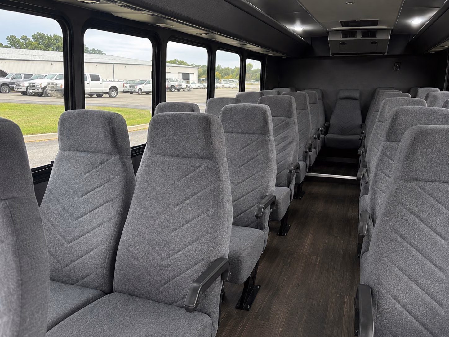 escondido 18 passenger minibus interior