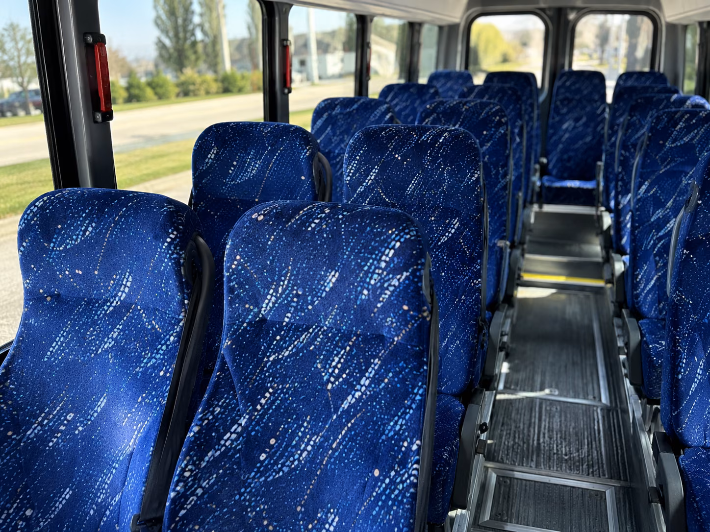 escondido 20 passenger minibus inside