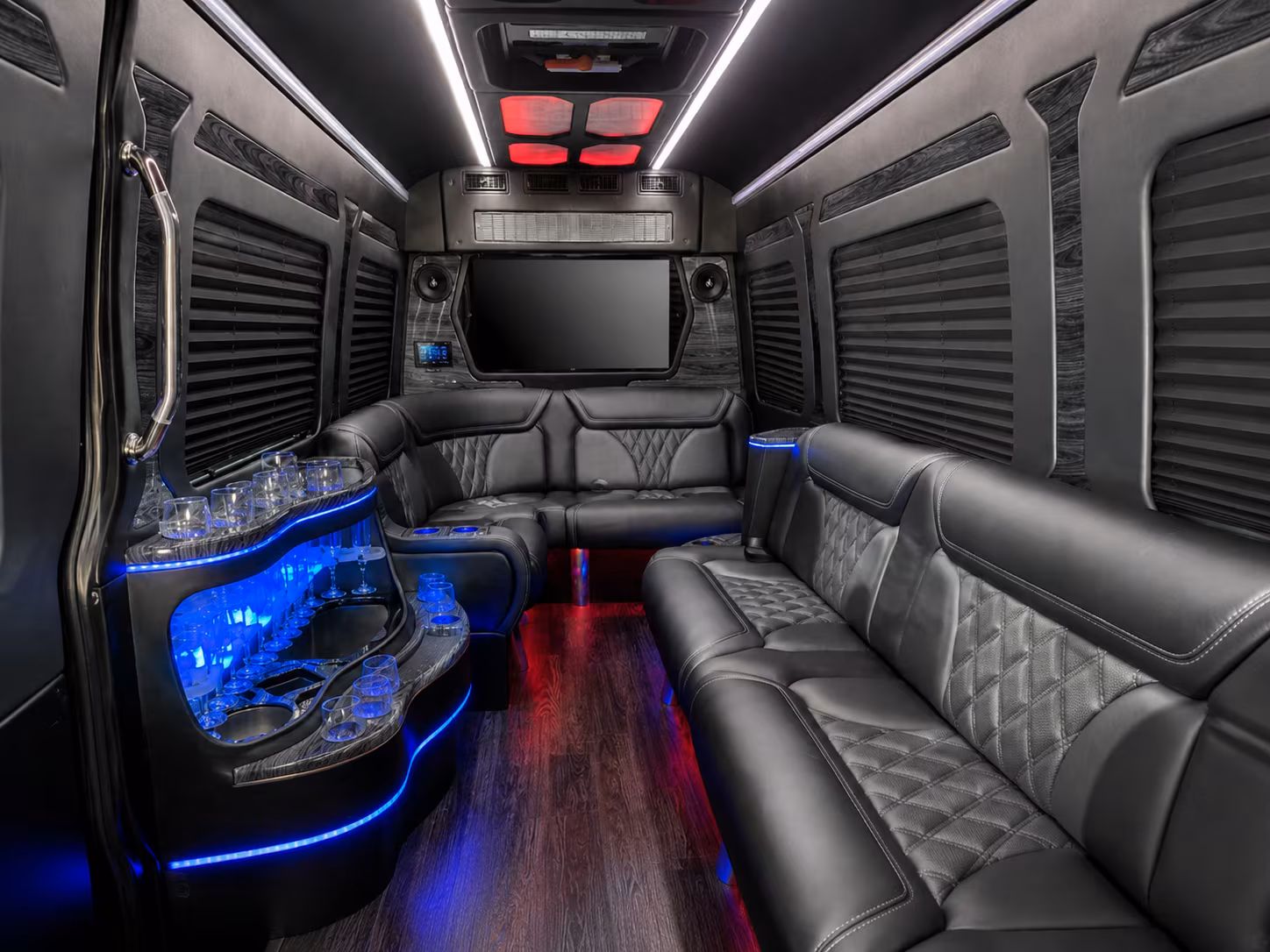 escondido corporate event transportation onboard seating