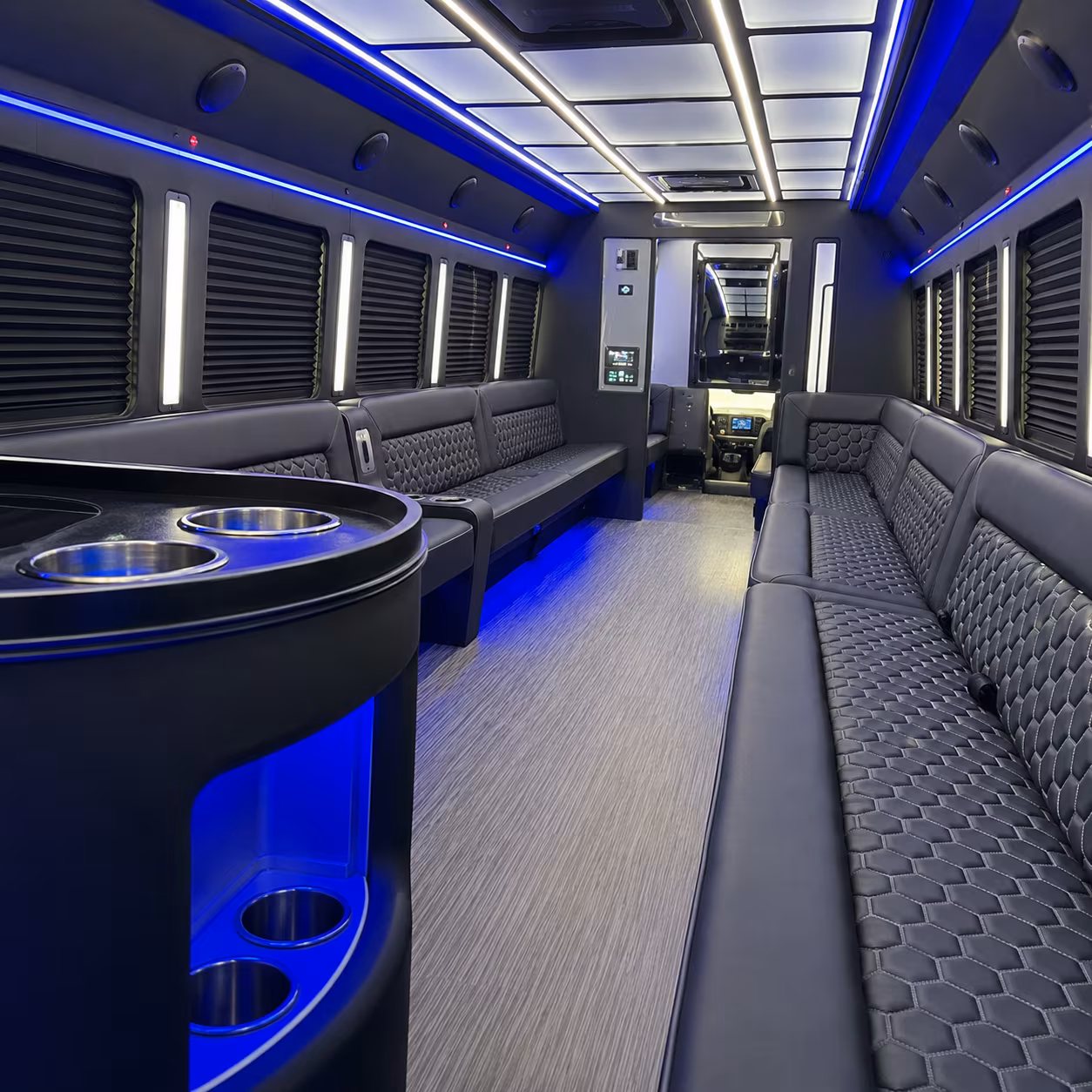 escondido party bus interior