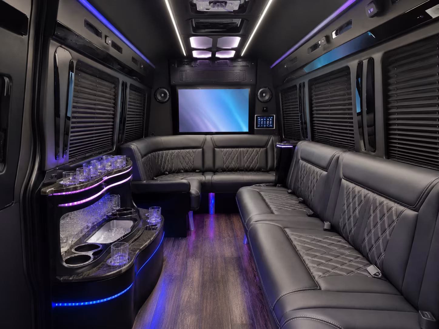escondido sprinter limousine interior