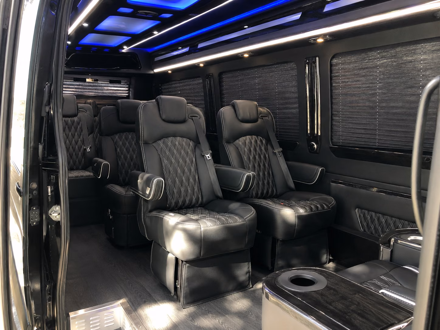 escondido sprinter van with driver inside
