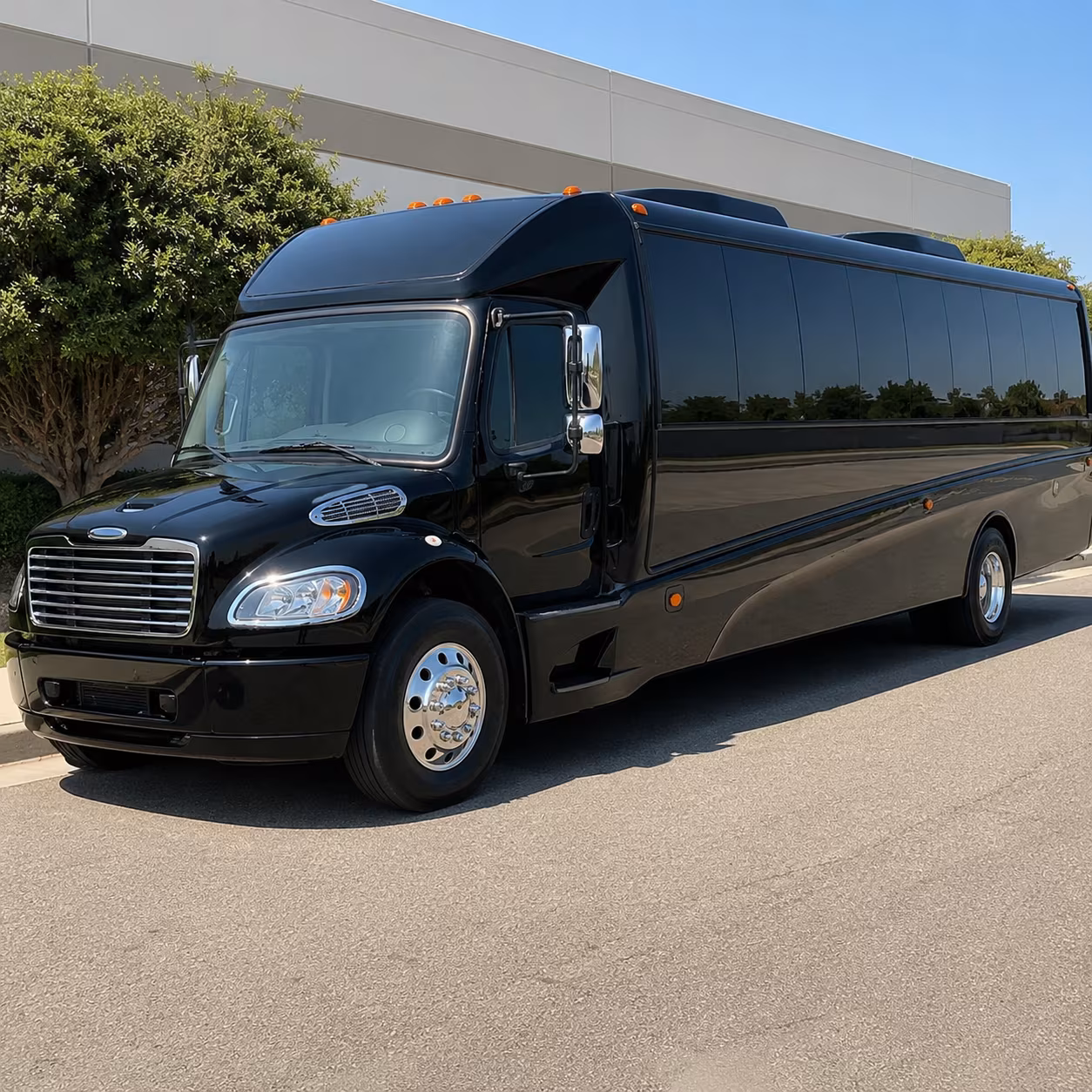 senior and congregation member shuttle buses in escondido